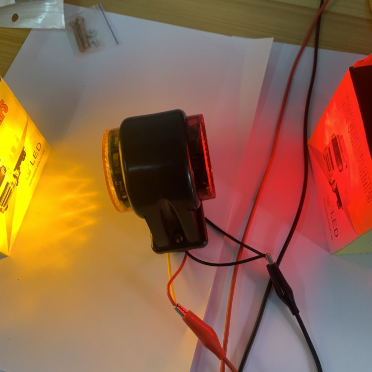 12/24V 14 LEDs Truck Two-Color Side Light Trailer Side Tail Light - Warning Lights by PMC TechLife | Online Shopping South Africa | PMC TechLife | Buy Now Pay Later Mobicred