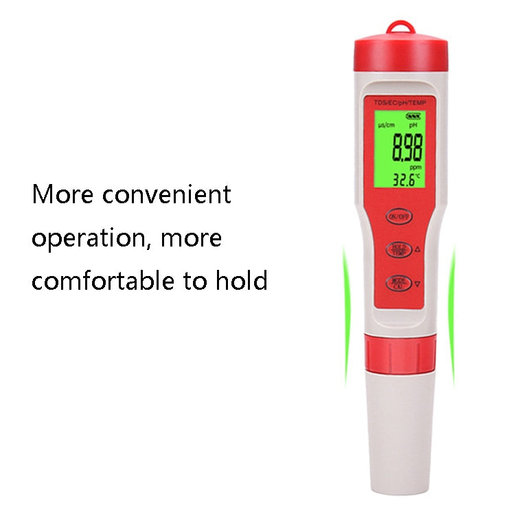 4-in-1 Portable PH/TDS/EC/TEMP Test Pen Multi-Function Water Quality Tester - free shipping - PMC TechLife - Order now!