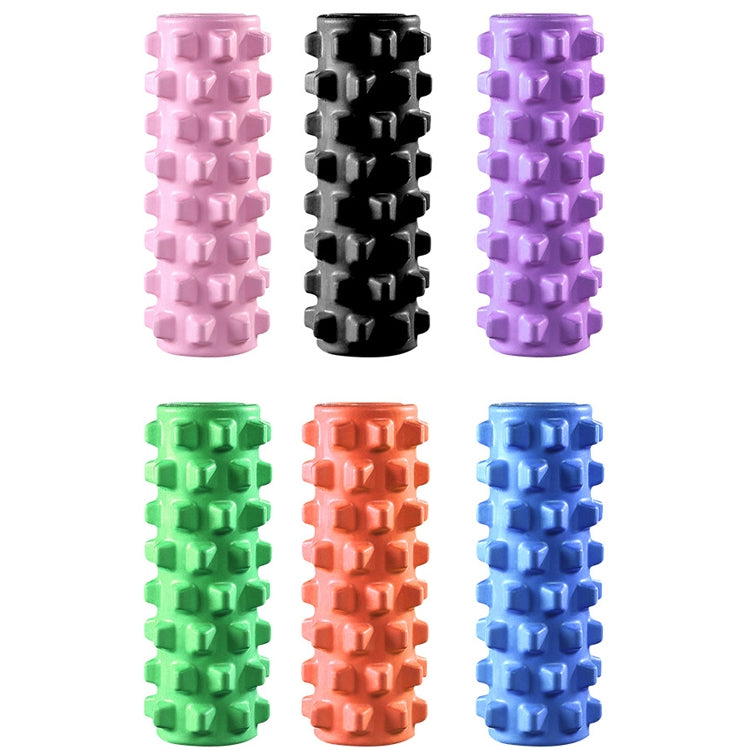 3 in 1 Eva Foam Roller Hollow Muscle Relaxation Roller Yoga Column Set, Length:  45cm (Blue Wolf Tooth) - free shipping - PMC TechLife - Order now!