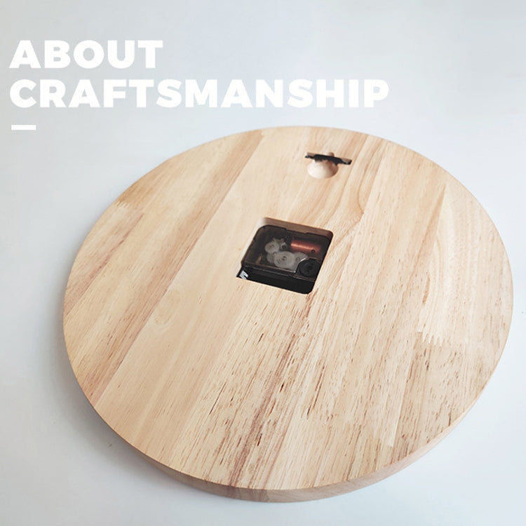 Solid Wooden Wall Clock Home Living Room Wall Clock Decorative Clock - Wall Clock by PMc TechLife | Online Shopping South Africa | PMc TechLife | Buy Now Pay Later Mobicred