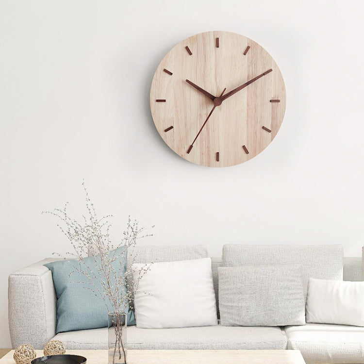 Solid Wooden Wall Clock Home Living Room Wall Clock Decorative Clock - Wall Clock by PMc TechLife | Online Shopping South Africa | PMc TechLife | Buy Now Pay Later Mobicred