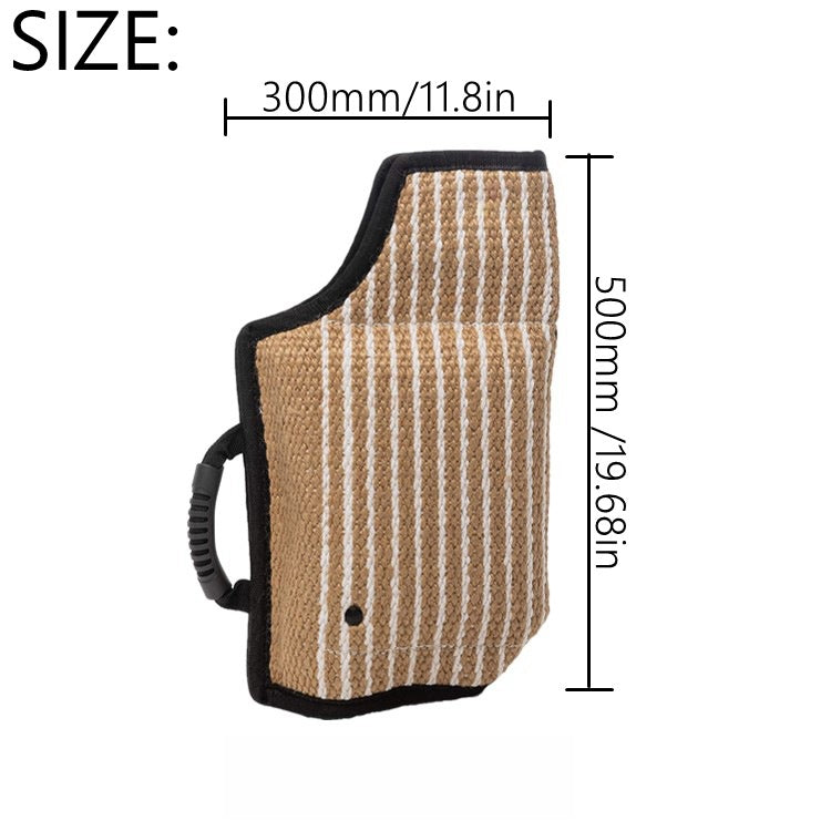 Dog Training Black-Edged Rough-Grained Jute Fluttering Sleeves Protector - Training Aids by PMC TechLife | Online Shopping South Africa | PMC TechLife | Buy Now Pay Later Mobicred