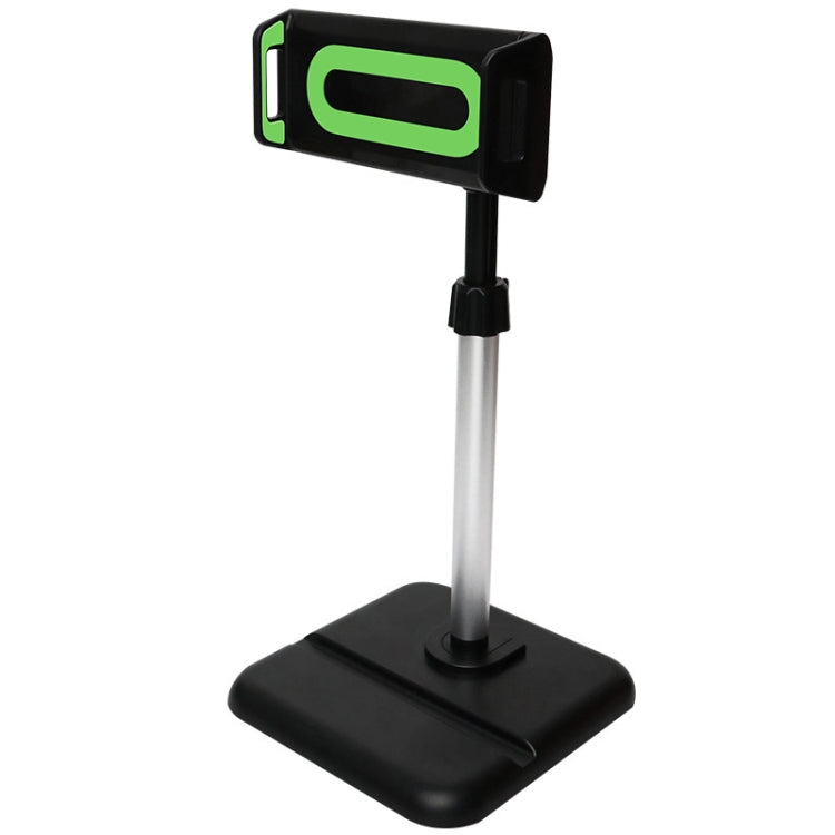 Telescopic Adjustment Live Frame Desktop Tablet Mobile Phone Bracket, Specification: K05 Flat Plate  (Black Green) - Stand by PMC TechLife | Online Shopping South Africa | PMC TechLife | Buy Now Pay Later Mobicred