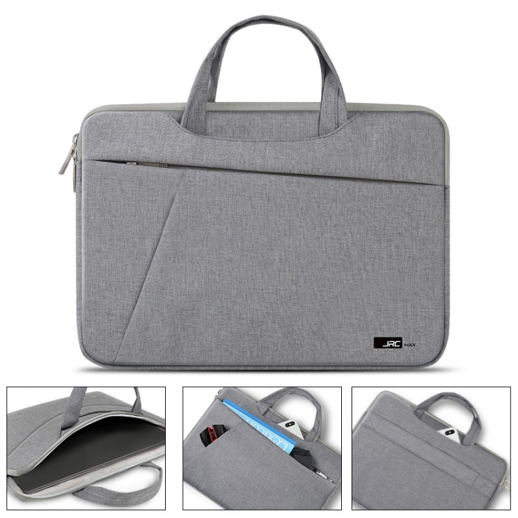 JRC MR30 Laptop Bag Waterproof Shock Absorbing Notebook Hand Inbound Bag, Size: 15 inch(Light Grey) - Other by JRC | Online Shopping South Africa | PMC Jewellery | Buy Now Pay Later Mobicred