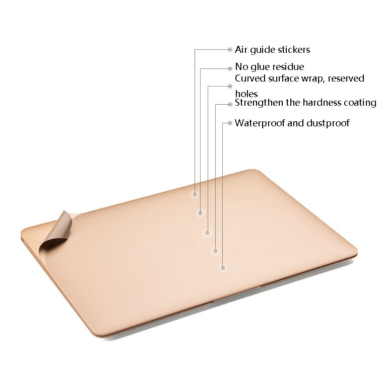 JRC Laptop Film Computer Top Shell Body Protection Sticker For MacBook Pro 16 inch A2141(Deep Gray) - free shipping - PMC Jewellery - Order now!