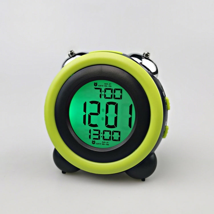 0705 Big Volume Simple Three-Dimensional LED Alarm Clock Mute Luminous Electronic Clock(Black Shell Green) - Novelty Clock by PMc TechLife | Online Shopping South Africa | PMc TechLife | Buy Now Pay Later Mobicred