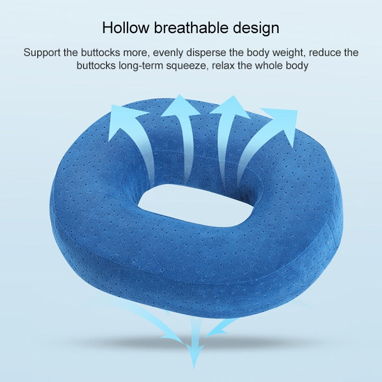 Slow Resilience Memory Foam Office Hip Pad After Hemorrhoids Operation Cushion(Blue) - Cushions & Pillows by PMC TechLife | Online Shopping South Africa | PMC TechLife | Buy Now Pay Later Mobicred