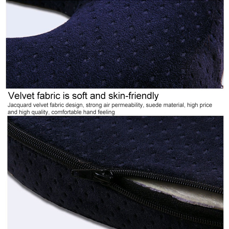 Slow Resilience Memory Foam Office Hip Pad After Hemorrhoids Operation Cushion(Tibetan Blue) - Cushions & Pillows by PMC TechLife | Online Shopping South Africa | PMC TechLife | Buy Now Pay Later Mobicred