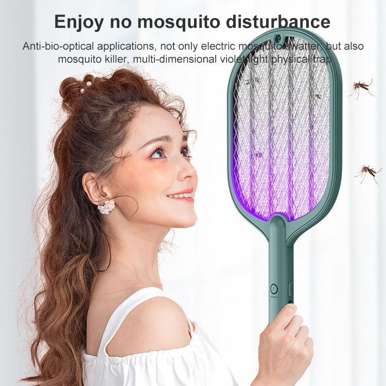 Smart Home Dual-Use Mosquito Swatter Mosquito Killer Fly Swatte(Green) - Fly Swatter by PMC TechLife | Online Shopping South Africa | PMC TechLife | Buy Now Pay Later Mobicred