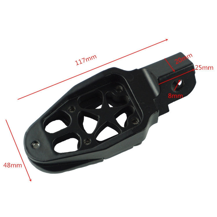 Motorcycle Modified Aluminum Alloy Foot Pedal Accessories(Purple) - Others by PMC Jewellery | Online Shopping South Africa | PMC Jewellery | Buy Now Pay Later Mobicred