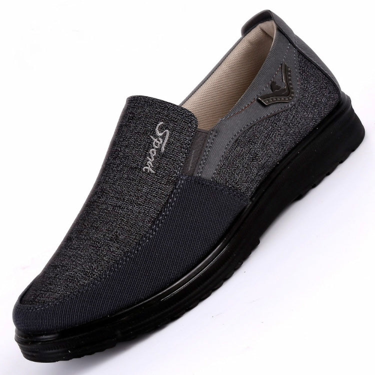 Low-cut Business Casual Soft Soles Flat Shoes for Men, Shoe Size:41(Gray) - Casual Shoes by PMC Jewellery | Online Shopping South Africa | PMC Jewellery | Buy Now Pay Later Mobicred