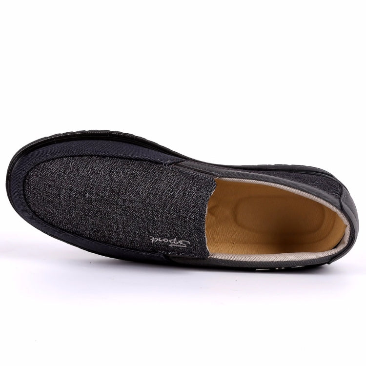 Low-cut Business Casual Soft Soles Flat Shoes for Men, Shoe Size:41(Gray) - Casual Shoes by PMC Jewellery | Online Shopping South Africa | PMC Jewellery | Buy Now Pay Later Mobicred