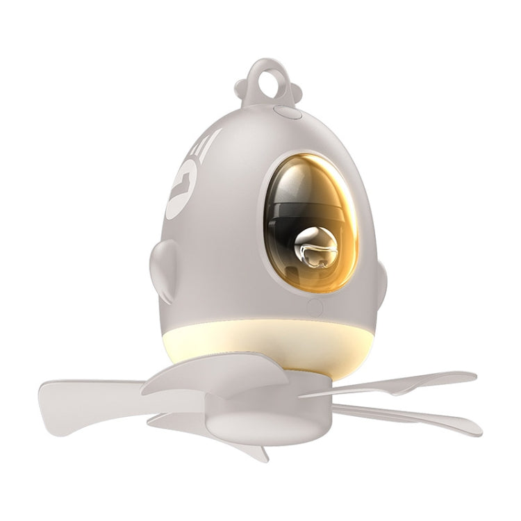 MF023 Airplane Night Light Ceiling Fan Household USB Remote Control Fan(White) - Electric Fans by PMC Jewellery | Online Shopping South Africa | PMC Jewellery | Buy Now Pay Later Mobicred