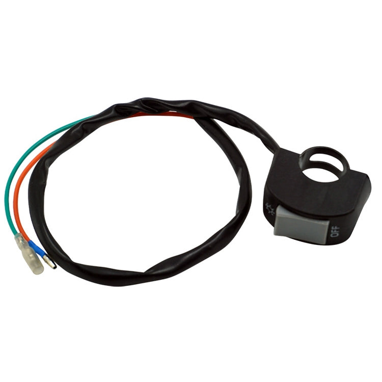 5 PCS Motorcycle Handlebar Tap Switch LED Headlight Break Extinguishing Fire Double Flash Switch(Grey Button) - Electrical System by PMC TechLife | Online Shopping South Africa | PMC TechLife | Buy Now Pay Later Mobicred