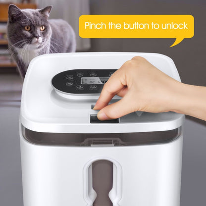 7L Smart Pet Feeder Timed Quantitative Large Window Cat And Dog Food Dispenser, Plug Type: EU Plug - Food Bowls by PMC Jewellery | Online Shopping South Africa | PMC Jewellery
