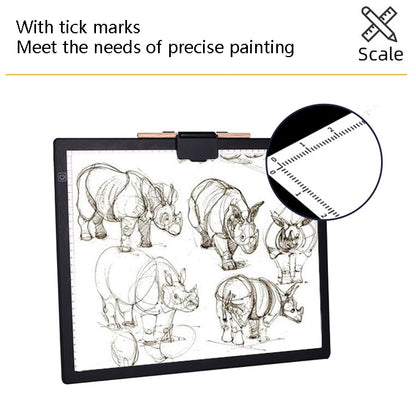 A3-D36 Magnetic Absolute LED Copy Station Soft Eye Protection Edging Calligraphy Copy Of The Painting Plate -  by PMC Jewellery | Online Shopping South Africa | PMC Jewellery | Buy Now Pay Later Mobicred