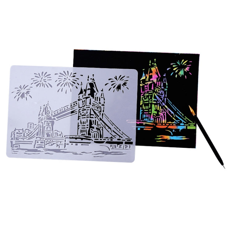 Tower System (5pcs / Set) Construction Series Painting Template Theme City A4 Label Template - Art Supplies by PMC TechLife | Online Shopping South Africa | PMC TechLife | Buy Now Pay Later Mobicred