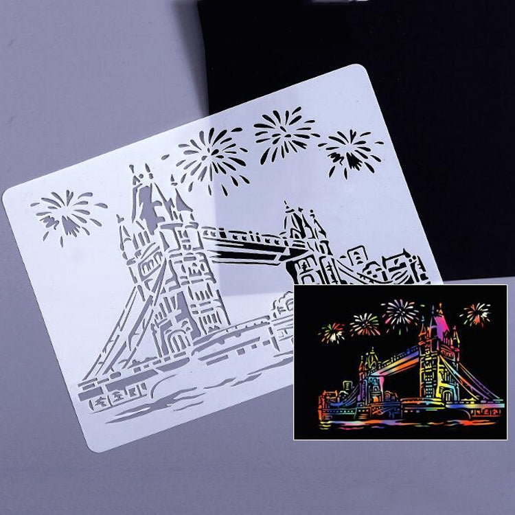 7 Castle Construction Series Painting Template Theme City A4 Label Template - Art Supplies by PMC TechLife | Online Shopping South Africa | PMC TechLife | Buy Now Pay Later Mobicred