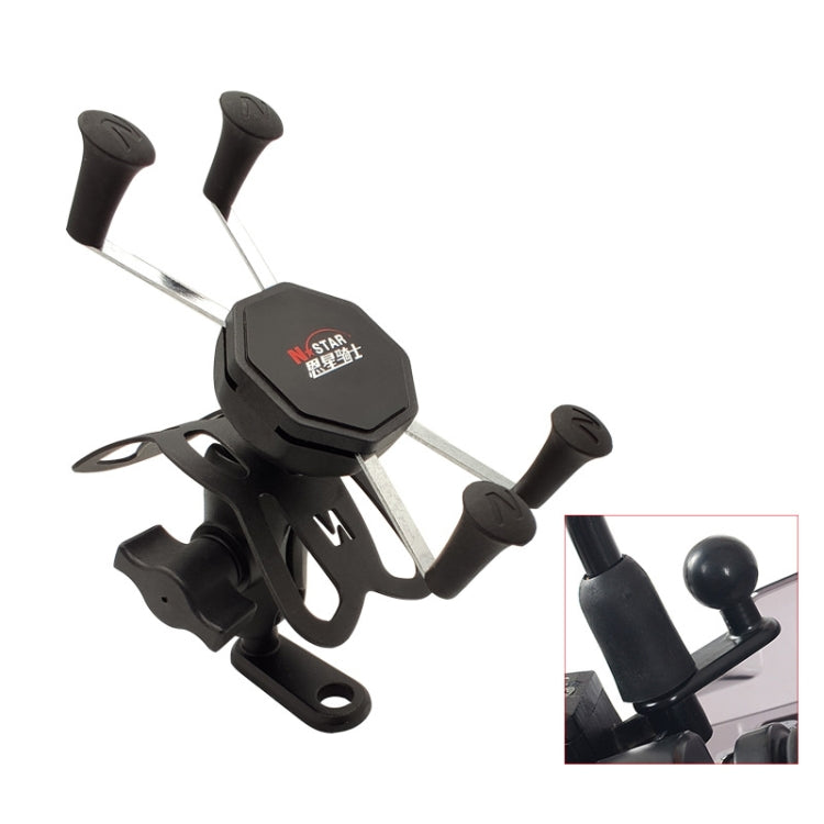 N-STAR N002 Motorcycle Bicycle Mobile Phone Bracket Riding Equipment(Large L Head) - Holders by N-STAR | Online Shopping South Africa | PMC Jewellery | Buy Now Pay Later Mobicred