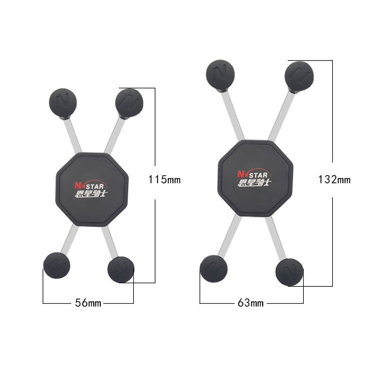 N-STAR N002 Motorcycle Bicycle Mobile Phone Bracket Riding Equipment(Large T Head) - free shipping - PMC TechLife - Order now!