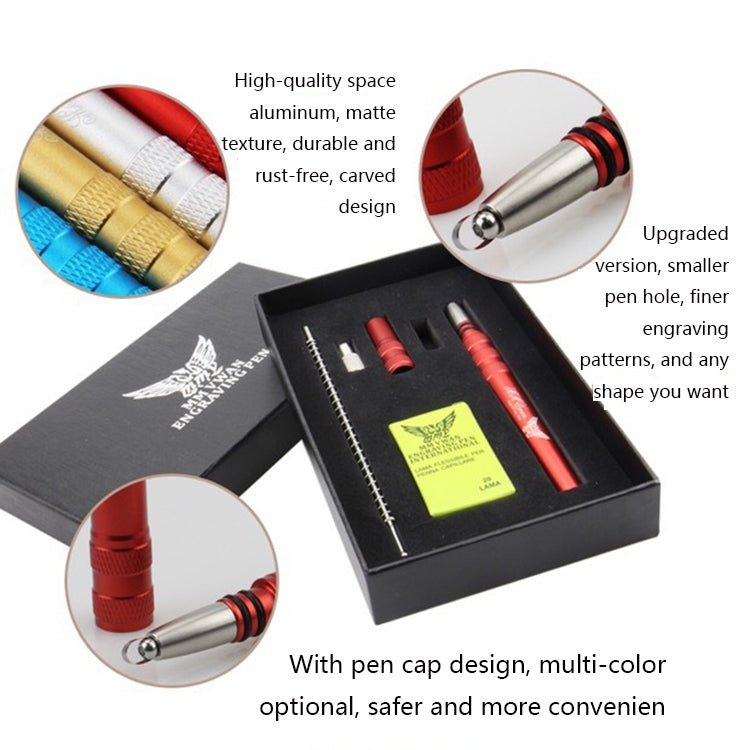MM VWAN Magic Hairdressing Eyebrow Trimming Engraving Pen Scoring Stainless Steel Razor(Blue) - free shipping - PMC TechLife - Order now!