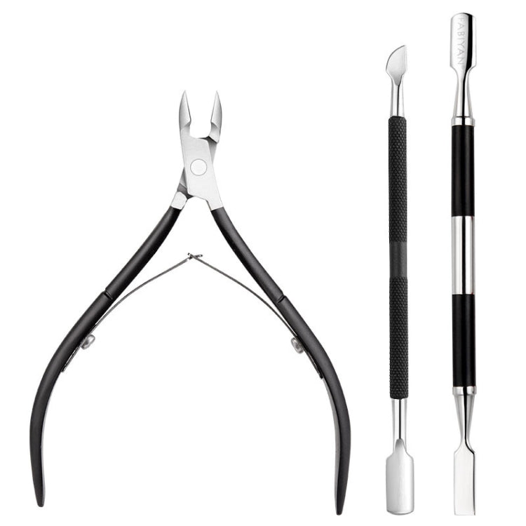 FABIYAN Stainless Steel Dead Skin Shear Steel Push Nail Art Tool Set, Specification:   Set 7 - free shipping - PMC Jewellery - Order now!
