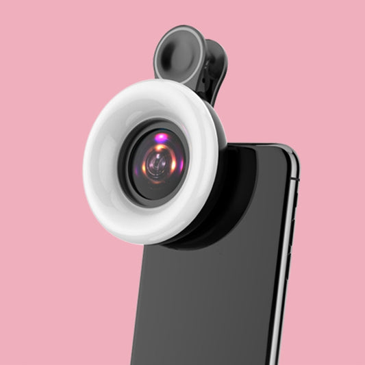 Mobile Phone Macro Lens Beauty Makeup Selfie Light(Black) - Selfie Light by PMC Jewellery | Online Shopping South Africa | PMC Jewellery