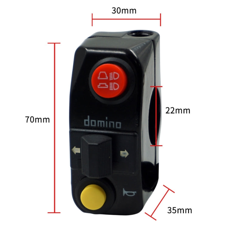 Motorcycle Modification Aluminum Alloy Handle Switch High Low Beam Light Turn Signal Horn Control Switch(Black) - Electrical System by PMC TechLife | Online Shopping South Africa | PMC TechLife