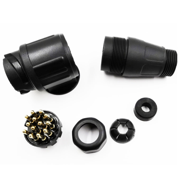 VP1130E 13 Core Nail Trailer Plug Socket - Bluetooth Adapters by PMC TechLife | Online Shopping South Africa | PMC TechLife | Buy Now Pay Later Mobicred