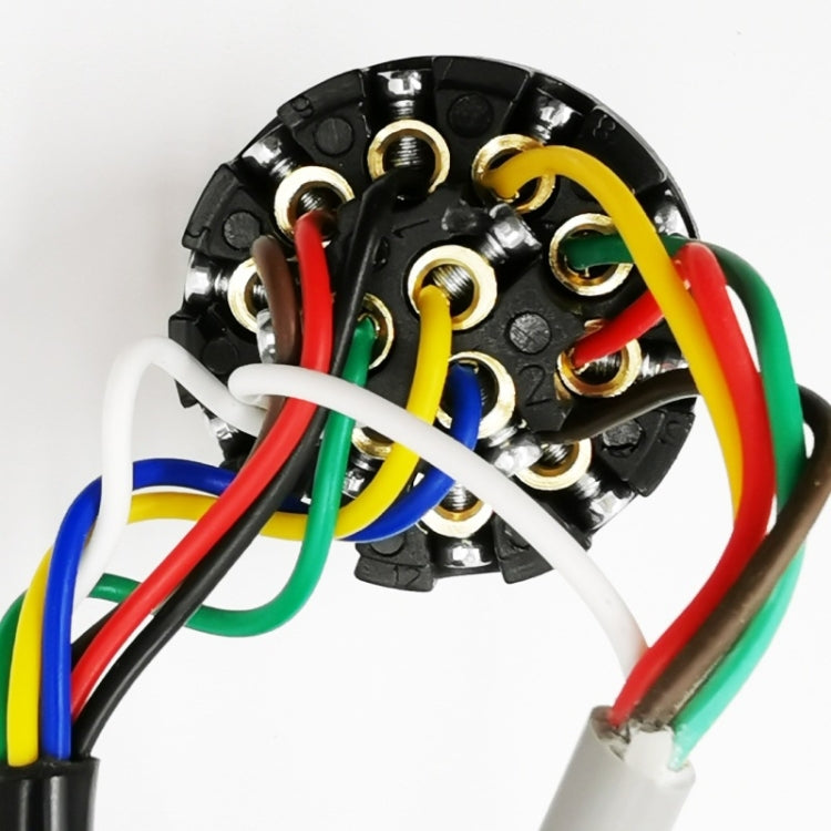 VC1014 13P Transfer Double 7P Trailer Connector Cable Car Plug Socket Conversion Plug EU Plug - Terminal connectors by PMC TechLife | Online Shopping South Africa | PMC TechLife | Buy Now Pay Later Mobicred