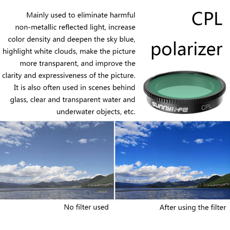 Sunnylife Sports Camera Filter For Insta360 GO 2, Colour: 3 in 1 CPL+ND8+ND16 - Len Accessories by PMC TechLife | Online Shopping South Africa | PMC TechLife | Buy Now Pay Later Mobicred