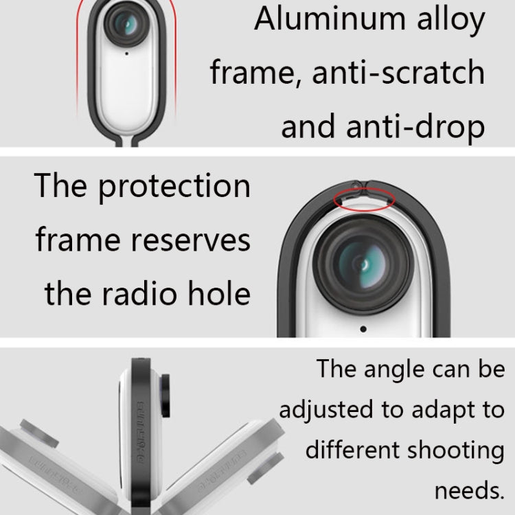 Sunnylife IST-Q9439 for Insta360 GO Metal Protective Frame with 1/4 inch Adapter & Screw - Mount & Holder by Sunnylife | Online Shopping South Africa | PMC TechLife | Buy Now Pay Later Mobicred