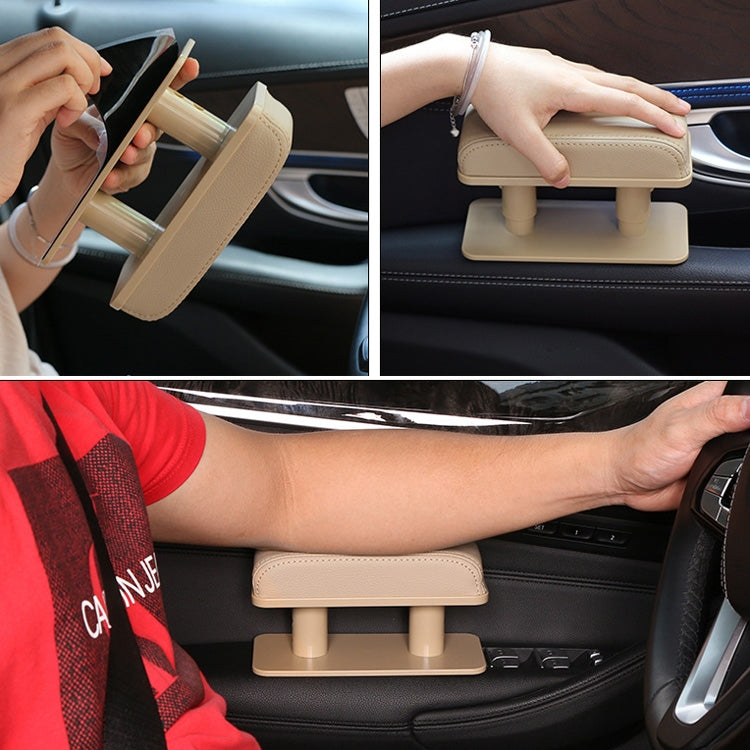 Car Arm Handle Seat Left Hand Elbow Tray Universal Leather Increasing Pad Central Armrest Box(Black+Red Line) - Seat Accessories by PMC TechLife | Online Shopping South Africa | PMC TechLife | Buy Now Pay Later Mobicred