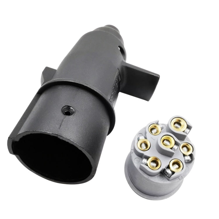 VP270ES 24V 7P Socket Trailer Signal Transmission Connector EU Plug - Terminal connectors by PMC TechLife | Online Shopping South Africa | PMC TechLife | Buy Now Pay Later Mobicred
