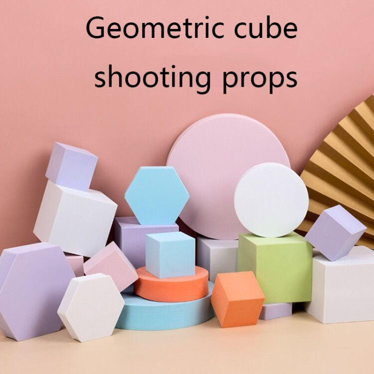 8 PCS Geometric Cube Photo Props Decorative Ornaments Photography Platform, Colour: Large Lake Blue Rectangular - Geometric Props by PMC TechLife | Online Shopping South Africa | PMC TechLife | Buy Now Pay Later Mobicred