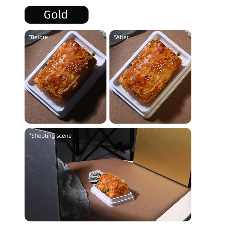 3-in-1 Reflective Board A3 Cardboard Folding Light Diffuser Board (White + Black + Gold) -  by PMC TechLife | Online Shopping South Africa | PMC TechLife | Buy Now Pay Later Mobicred