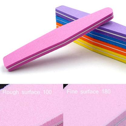 20 PCS 178x28x12mm Diamond-Shaped High-Elastic Sponge Nail Tool Random Colour Delivery - Grinding Tools & Accessories by PMC Jewellery | Online Shopping South Africa | PMC Jewellery | Buy Now Pay Later Mobicred