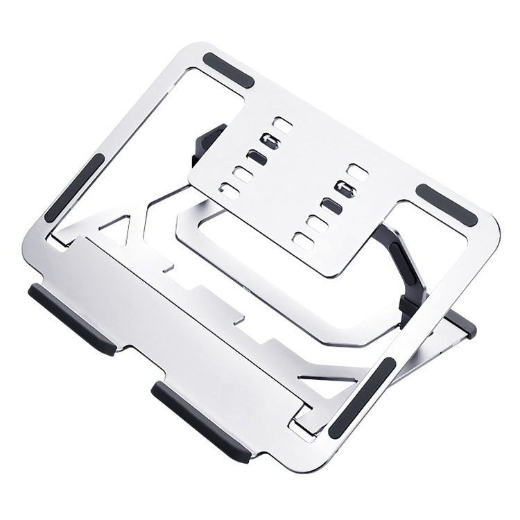 LH-T610 Aluminum Alloy Laptop Bracket Folding Lifting Desktop Cooling Bracket(Elegant Silver) - Laptop Stand by PMC Jewellery | Online Shopping South Africa | PMC Jewellery | Buy Now Pay Later Mobicred