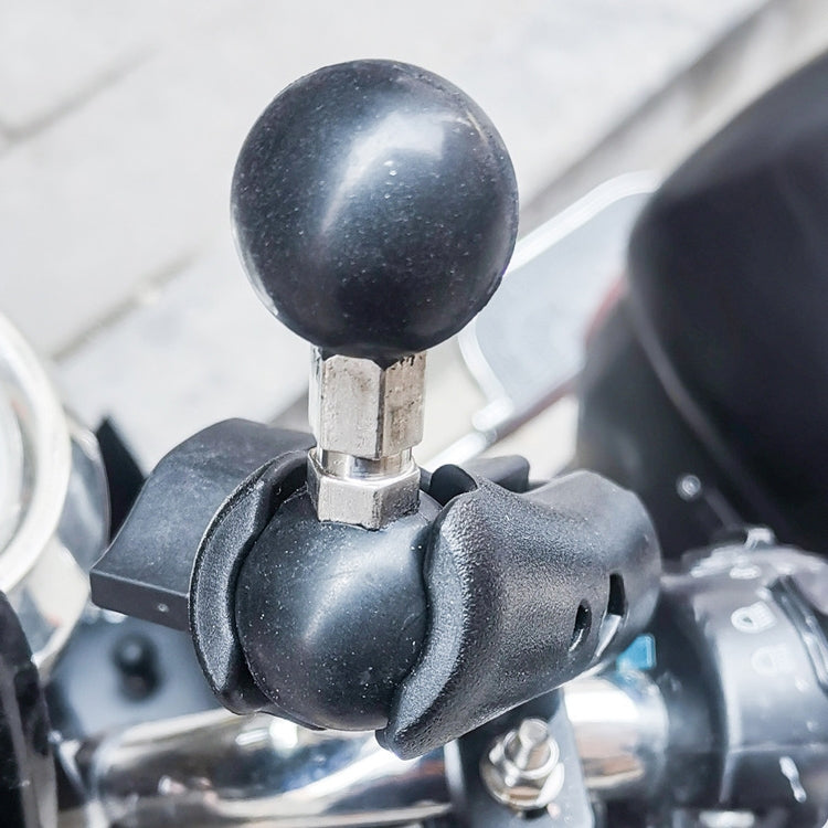 Industrial Instrument Bracket Locomotive Rubber Fixed Double Ball Adapter(25.4-25.4mm Ball Head) - Holder by PMC Jewellery | Online Shopping South Africa | PMC Jewellery | Buy Now Pay Later Mobicred
