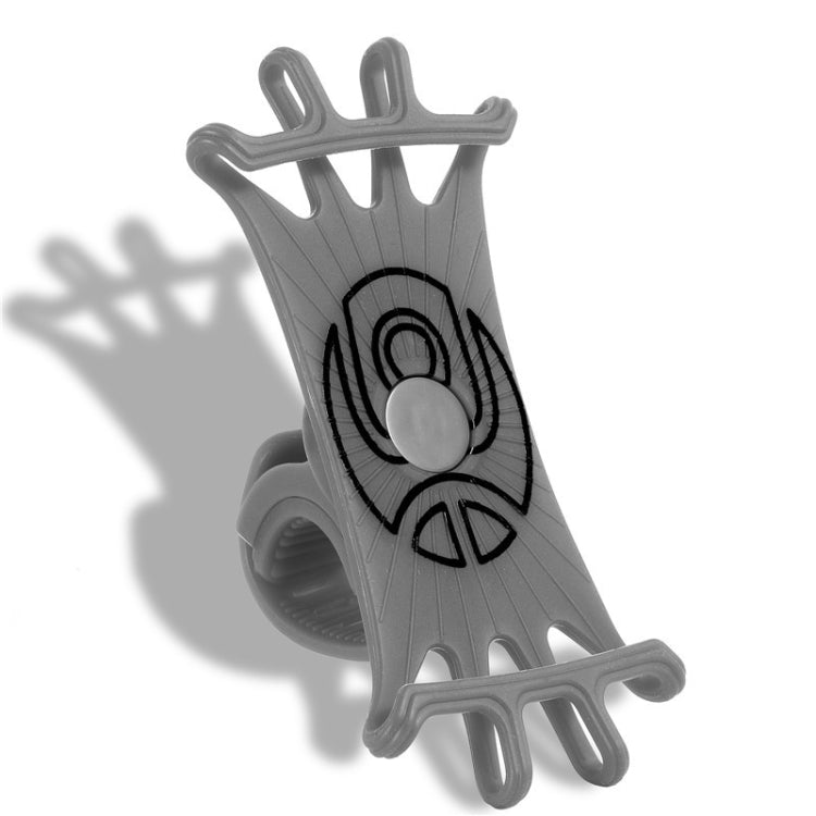 Multifunctional Silicone Bicycle Mobile Phone Holder Motorcycle Riding Navigation Fixed Bracket(Gray) - Holders by PMC TechLife | Online Shopping South Africa | PMC TechLife | Buy Now Pay Later Mobicred