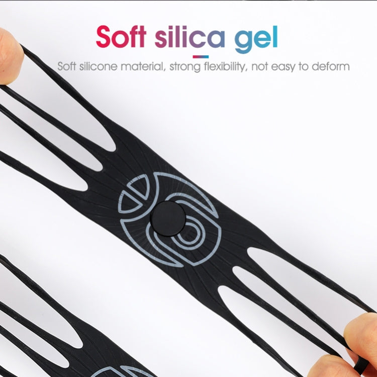 Multifunctional Silicone Bicycle Mobile Phone Holder Motorcycle Riding Navigation Fixed Bracket(Black) - Holders by PMC TechLife | Online Shopping South Africa | PMC TechLife | Buy Now Pay Later Mobicred