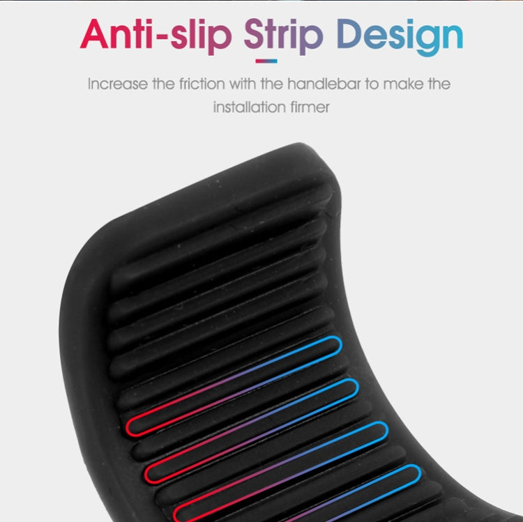 Multifunctional Silicone Bicycle Mobile Phone Holder Motorcycle Riding Navigation Fixed Bracket(Black) - Holders by PMC TechLife | Online Shopping South Africa | PMC TechLife | Buy Now Pay Later Mobicred