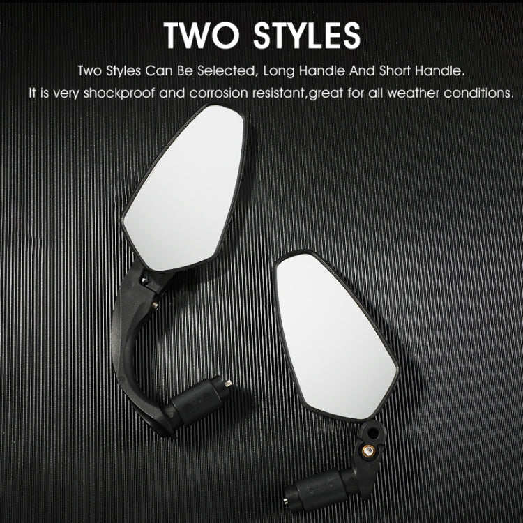 1 Pair WEST BIKING Bicycle Rearview Mirror Adjustable Mirror Mountain Bike Foldable Rearview Mirror(Short) - free shipping - PMC TechLife - Order now!