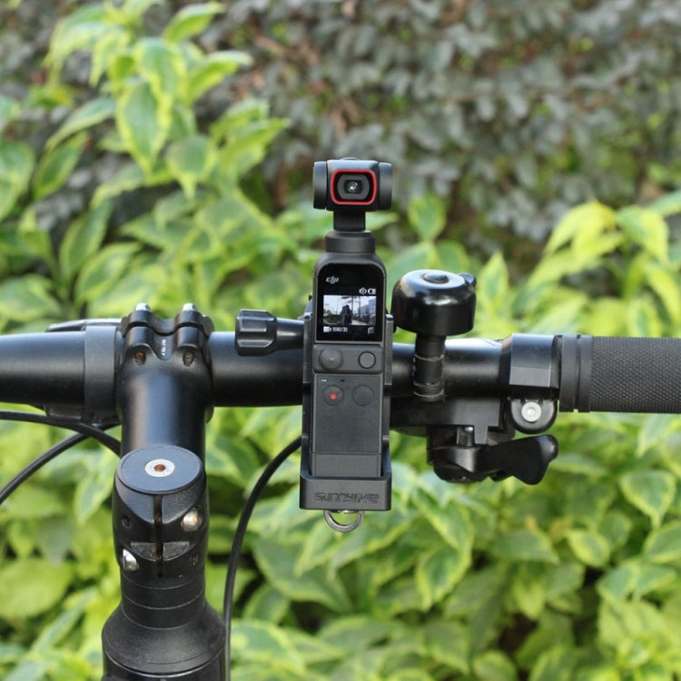 Sunnylife OP2-Q9425 Foldable Dual Hook Adapter Base Mount Connecting Backpack Clamp Bicycle Clip for DJI OSMO Pocket 2(Adapter) - Mount & Holder by Sunnylife | Online Shopping South Africa | PMC Jewellery | Buy Now Pay Later Mobicred