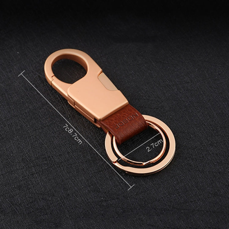 JOBON ZB-028YSK Car Keychain Men Waist Hangs Side Press Keychain(Golden) - Key Rings by JOBON | Online Shopping South Africa | PMC TechLife | Buy Now Pay Later Mobicred