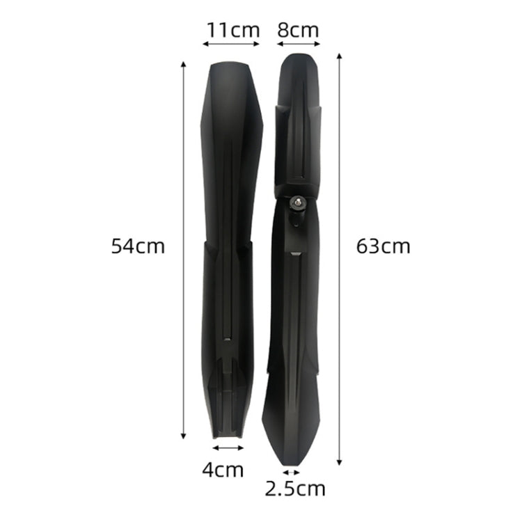 NC001 Bicycle Fender Mountain Bike Widening Blasting Board(Black) - Mudguards by PMc TechLife | Online Shopping South Africa | PMc TechLife | Buy Now Pay Later Mobicred