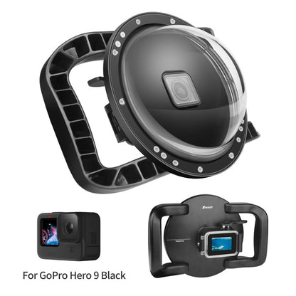 SHOOT XTGP559 Dome Port Underwater Diving Camera Lens Transparent Cover Housing Case For GoPro HERO10 Black / HERO9 Black - Lens Transparent Cover by SHOOT | Online Shopping South Africa | PMC Jewellery | Buy Now Pay Later Mobicred