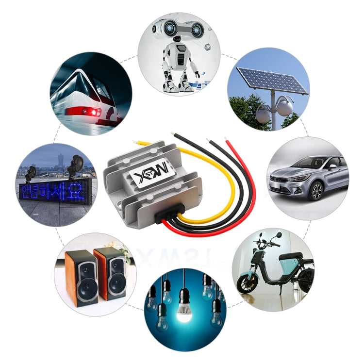 XWST DC 12/24V To 5V Converter Step-Down Vehicle Power Module, Specification: 12/24V To 5V 5A Medium Rubber Shell -  by PMC TechLife | Online Shopping South Africa | PMC TechLife | Buy Now Pay Later Mobicred