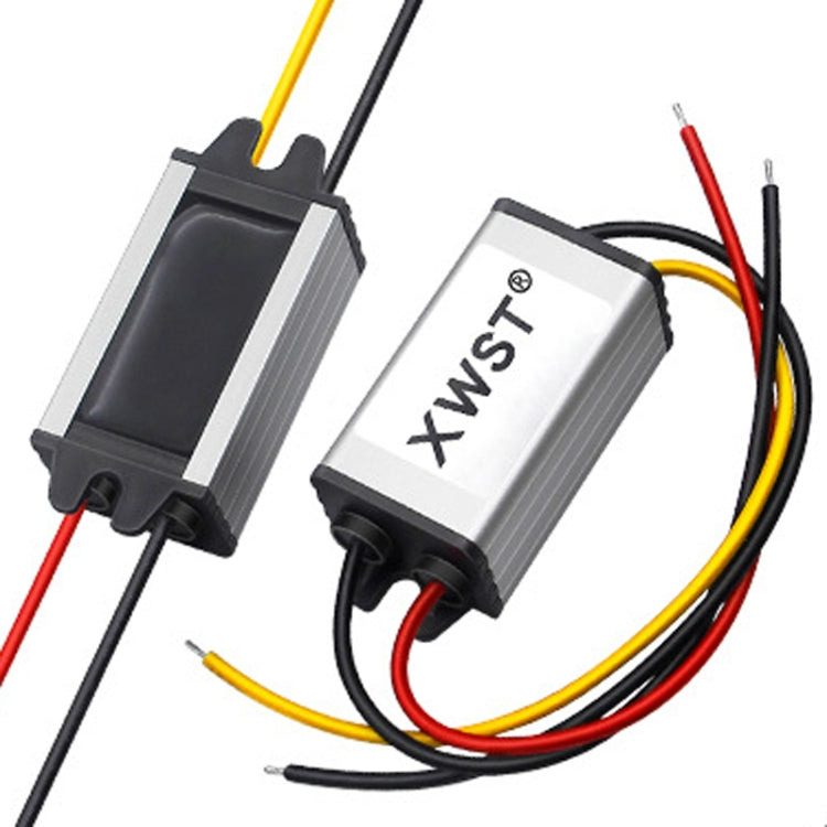 XWST DC 12/24V To 5V Converter Step-Down Vehicle Power Module, Specification: 12/24V To 5V 5A Small Aluminum Shell -  by PMC TechLife | Online Shopping South Africa | PMC TechLife | Buy Now Pay Later Mobicred