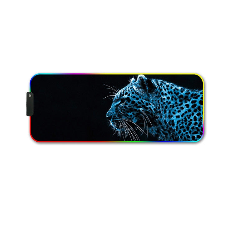 300x350x4mm F-01 Rubber Thermal Transfer RGB Luminous Non-Slip Mouse Pad(Ice Lend) - Mouse Pads by PMC Jewellery | Online Shopping South Africa | PMC Jewellery | Buy Now Pay Later Mobicred